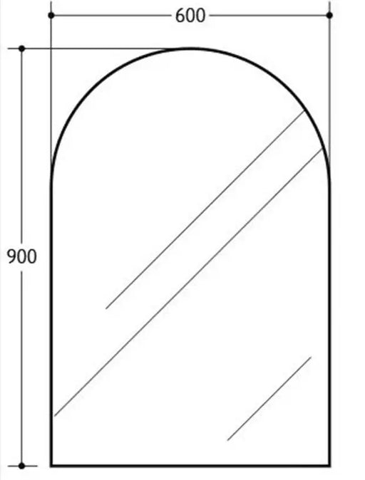 Aura Archie Plain Mirror POSEIDON