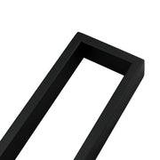 IVANO Series Chrome/Black Towel Ring FIL Kitchen Bathroom