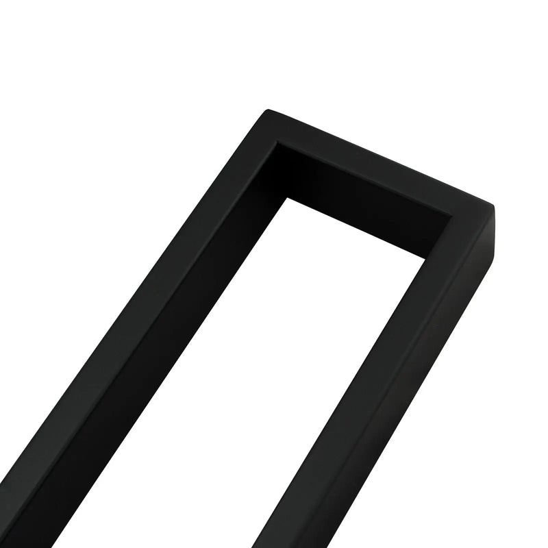 IVANO Series Chrome/Black Towel Ring FIL Kitchen Bathroom