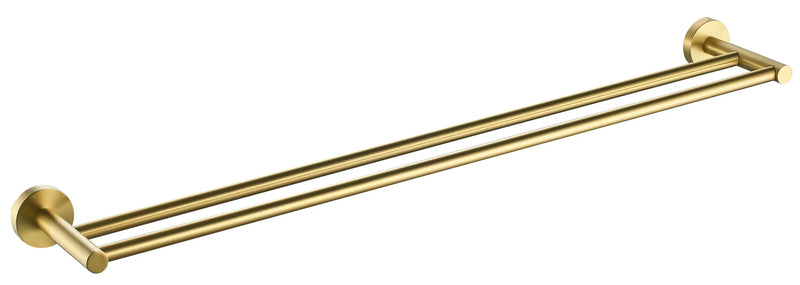 OTUS DOUBLE TOWEL RAIL 600MM CHROME & COLOURED ACL