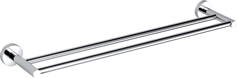 OTUS DOUBLE TOWEL RAIL 600MM CHROME & COLOURED ACL