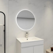 POSEIDON ROUND BACKLIT LED MIRROR 3 COLOUR LIGHTS 600X600MM - FIL Kitchen Bathroom