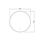 LED MIRROR BACKLIT WITH MAGNIFIER 3 COLOUR LIGHTS 900MM FIL Kitchen Bathroom