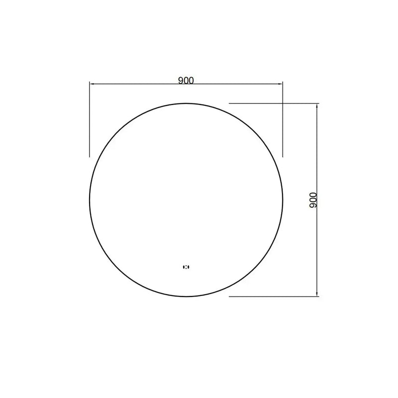 LED MIRROR BACKLIT WITH MAGNIFIER 3 COLOUR LIGHTS 900MM FIL Kitchen Bathroom