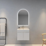 POSEIDON ARCH BACKLIT LED MIRROR 3 COLOUR LIGHTS 600X900MM - FIL Kitchen Bathroom