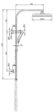 ACL Sulu II Multi-Function Shower Set acl