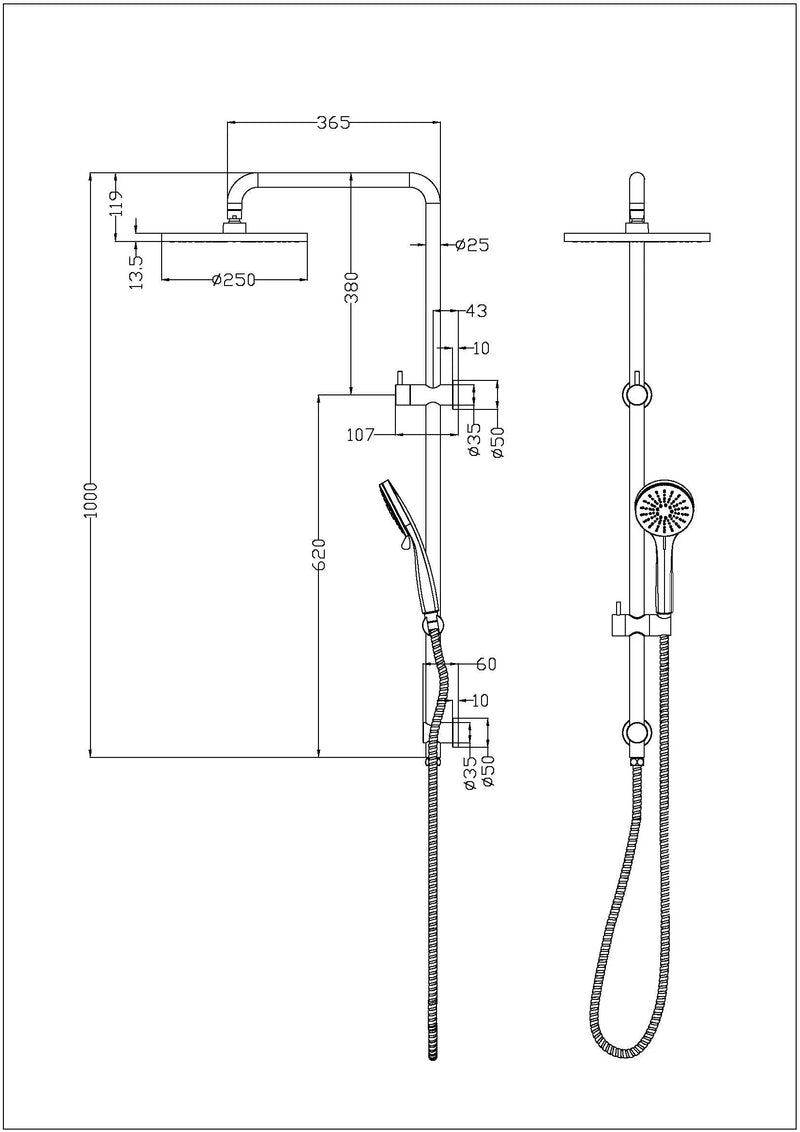 Otus Multi-function Shower Set - FIL Kitchen Bathroom