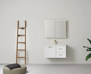 Lukka Kingsley Federation Wall Hung PVC Matte White Lukka