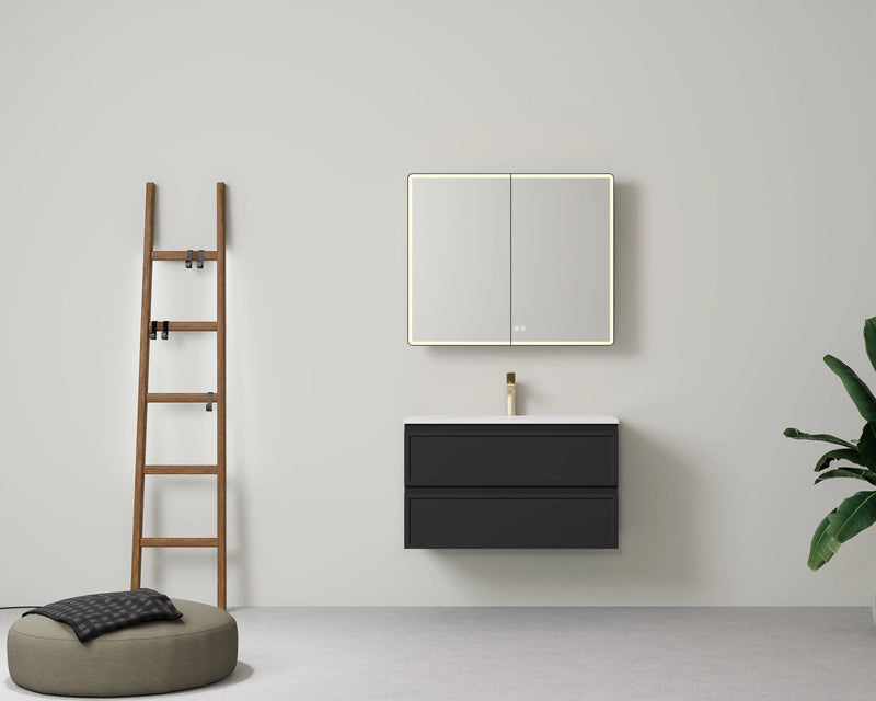 Lukka New Hamilton Federation Slim Wall Hung Cabinet (900mm) Lukka