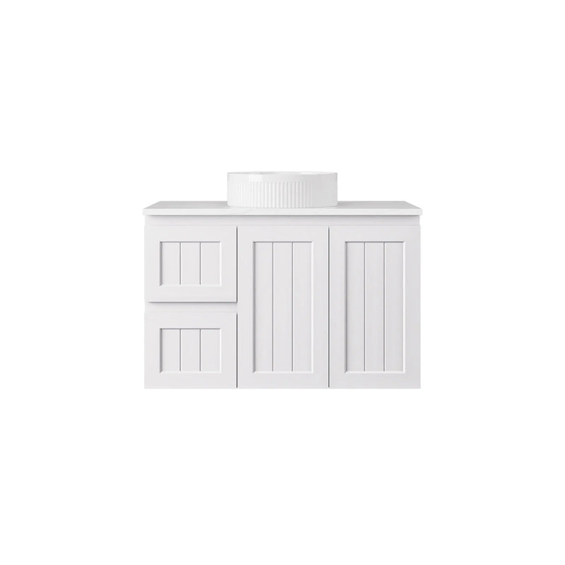 Archill Federation Wall Hung Matte White PVC Cabinet LK-FA94LW-MW