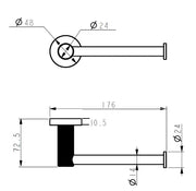 Linie Paper Holder - FIL Kitchen Bathroom