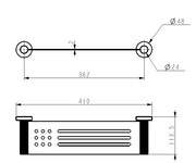 Linie Metal Shelf - FIL Kitchen Bathroom