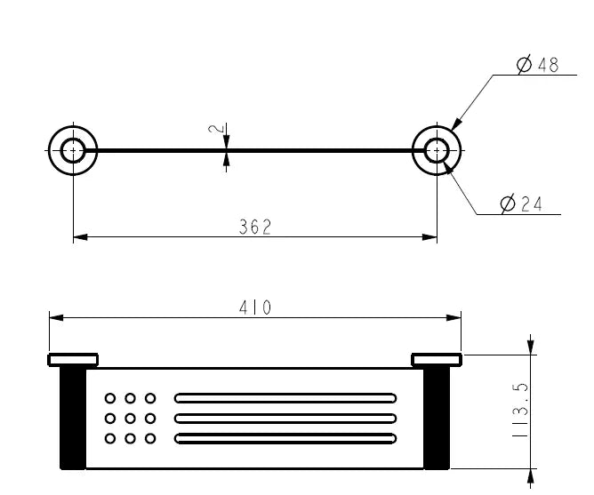 Linie Metal Shelf - FIL Kitchen Bathroom