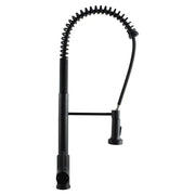 Tall Spring Chrome/Black Pull Out Kitchen Sink Mixer Tap FIL Kitchen Bathroom