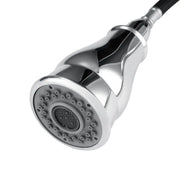 Round Chrome/Black Vintage Pull Out Kitchen Sink Mixer Tap FIL Kitchen Bathroom