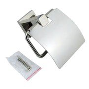 Blaze Chrome Toilet Paper Roll Holder W/ Cover FIL Kitchen Bathroom