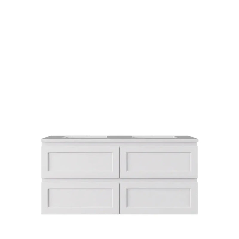 Hamilton Federation Wall Hung Cabinet Matte White LK-FH1220W-MW - FIL Kitchen Bathroom