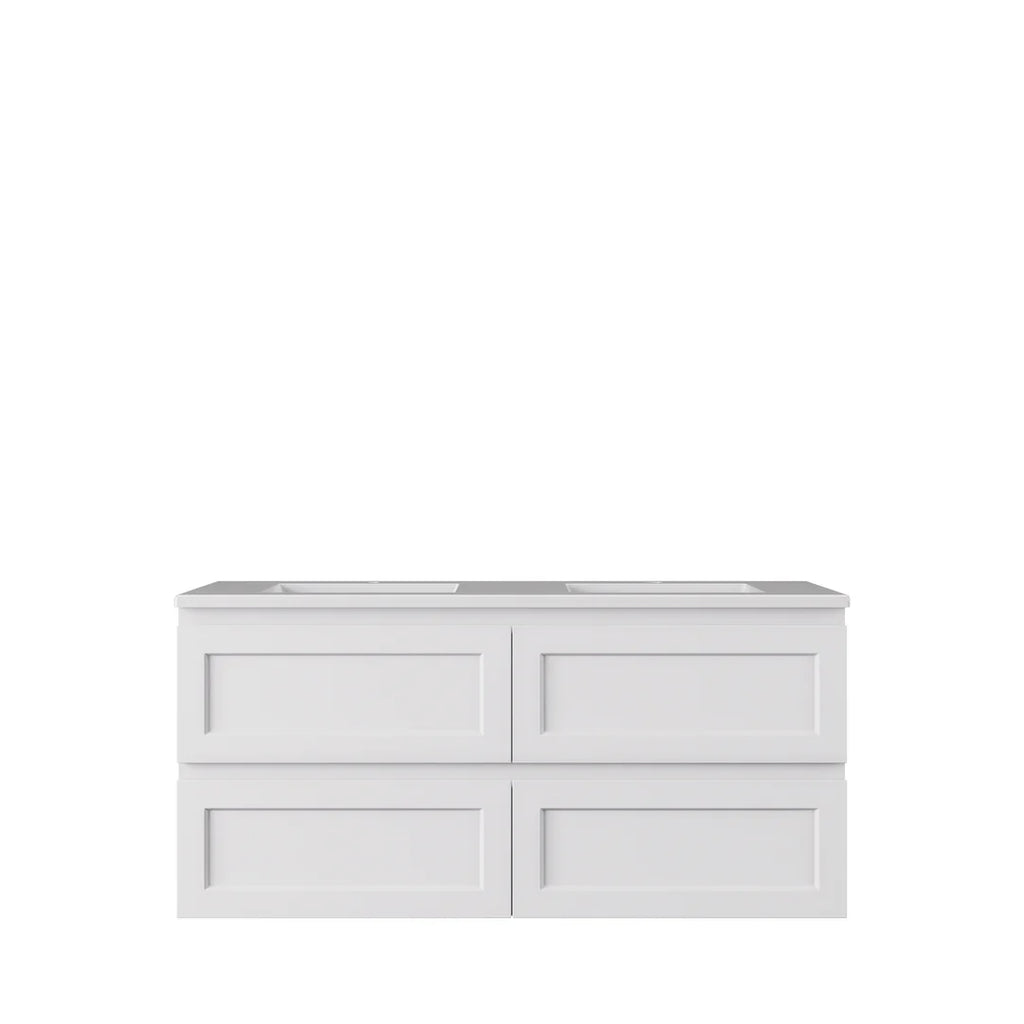 Hamilton Federation Wall Hung Cabinet Matte White LK-FH1220W-MW