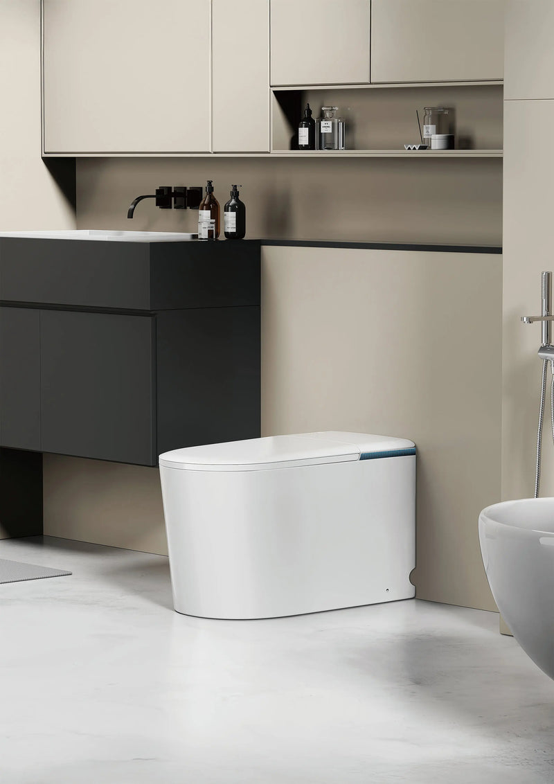 Vesso Smart Toilet One-Piece Ceramic Instant Heating Tornado Flush 710x390x460mm Poseidon