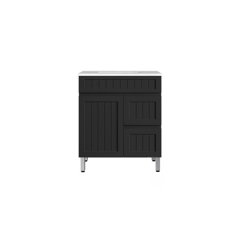 Archill Federation Free Standing PVC Cabinet with soft closing doors LK-FA74LL-MB