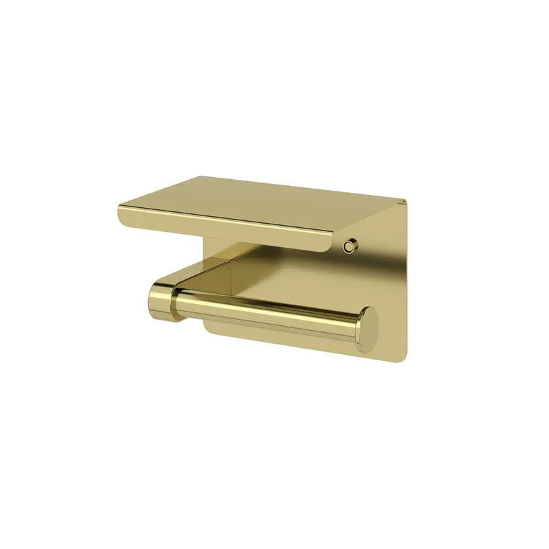 Amoza Toilet Roll Holder with Shelf