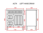 Acacia Shaker Pvc Free Standing Vanity Matte White 600mm/750mm/900mm - FIL Kitchen Bathroom