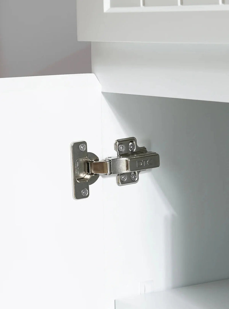 Acacia Shaker Pvc Free Standing Vanity Matte White 600mm/750mm/900mm - FIL Kitchen Bathroom