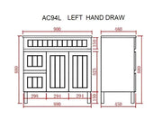 Acacia Shaker Pvc Free Standing Vanity Matte White 600mm/750mm/900mm - FIL Kitchen Bathroom