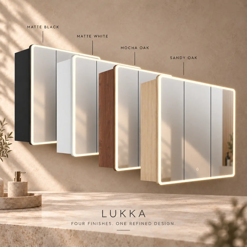 Avola LED Mirror Cabinet (MW/MB/MO/SO) LK-ALMC1200-3LIGHTS