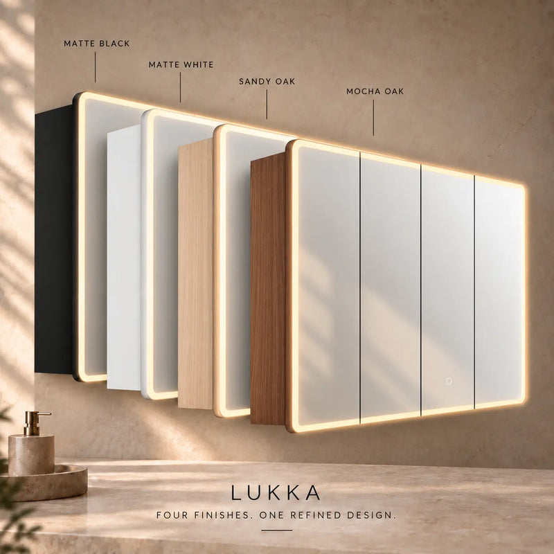 Avola LED Mirror Cabinet (MW/MB/MO/SO) LK-ALMC1500-3LIGHTS