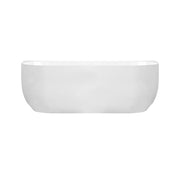 Anna Back-To-Wall Bathtub – Gloss White mercioaustralia