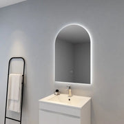 POSEIDON ARCH BACKLIT LED MIRROR 3 COLOUR LIGHTS 600X900MM - FIL Kitchen Bathroom