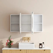 Athena LED Oval PVC Shaving Cabinet 1200mm FIL Kitchen Bathroom