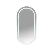 LED Oval PVC Shaving Cabinet 450 x 900mm – Single Door MERCIO