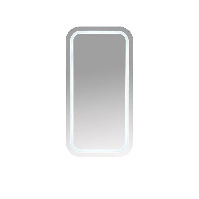 Athena 450 x 900mm LED Square Wall-Hung Shaving Cabinet - Single Door mercioaustralia