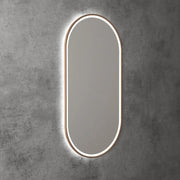 AULIC BEAU MONDE LED MIRROR BRUSHED BRONZE 3 COLOUR LIGHTS 450X900MM - FIL Kitchen Bathroom