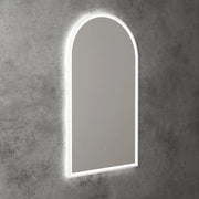 AULIC CANTERBURY LED MIRROR MATTE WHITE 3 COLOUR LIGHTS 500X900MM - FIL Kitchen Bathroom