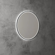 AULIC WINDSOR LED MIRROR MATTE BLACK 3 COLOUR LIGHTS 700X700MM - FIL Kitchen Bathroom