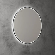 AULIC WINDSOR LED MIRROR MATTE BLACK 3 COLOUR LIGHTS 900X900MM - FIL Kitchen Bathroom