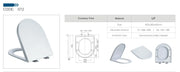 UF Thick Seat for Acacia Toilet Suite LK-SC072 Lukka