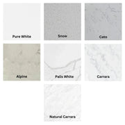 Savio Wall Hung Matte White 750mm/900mm/1200mm/1500mm/1800mm - FIL Kitchen Bathroom