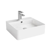 Ultra Slim Wall Hung/Above Counter Basin Gloss White 450*420*140mm - FIL Kitchen Bathroom