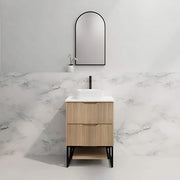 Bali Freestanding vanity American Oak 600mm/750mm/900mm/1200mm/1500mm - FIL Kitchen Bathroom