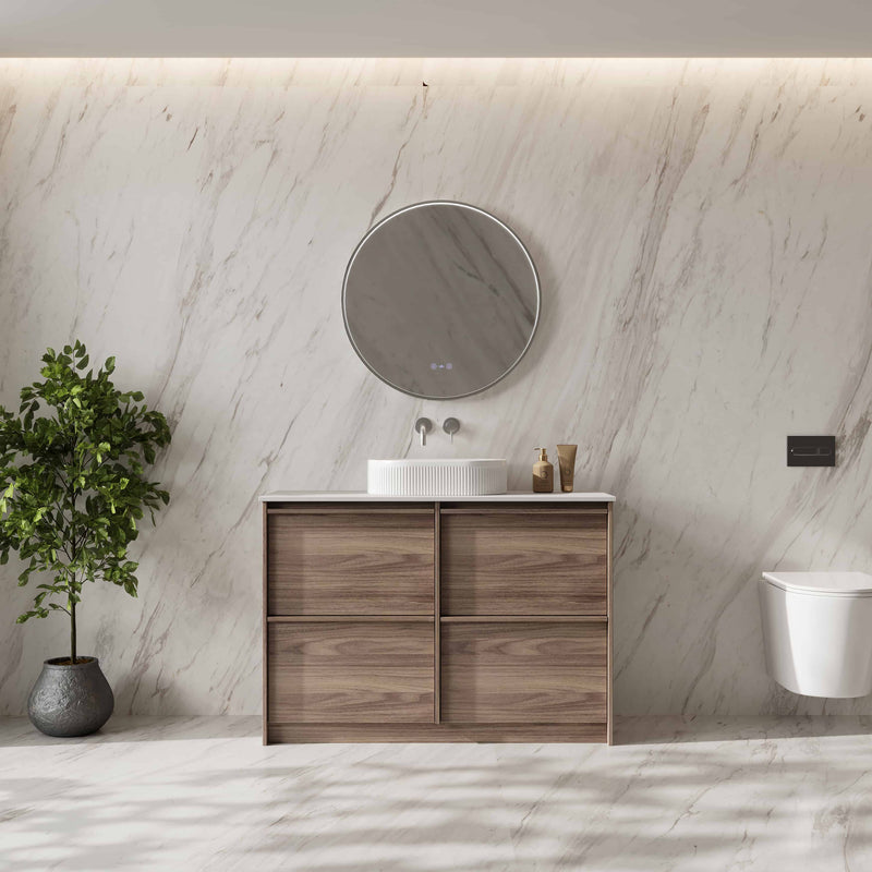 Bella 1200mm Freestanding Cabinet - Notaio Walnut mercioaustralia