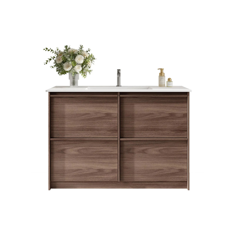Bella 1200mm Freestanding Cabinet - Notaio Walnut mercioaustralia