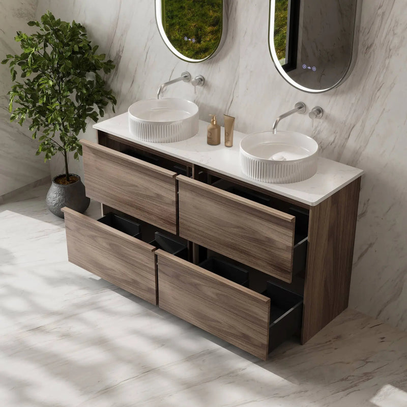 Bella 1500mm Freestanding Cabinet - Notaio Walnut mercioaustralia