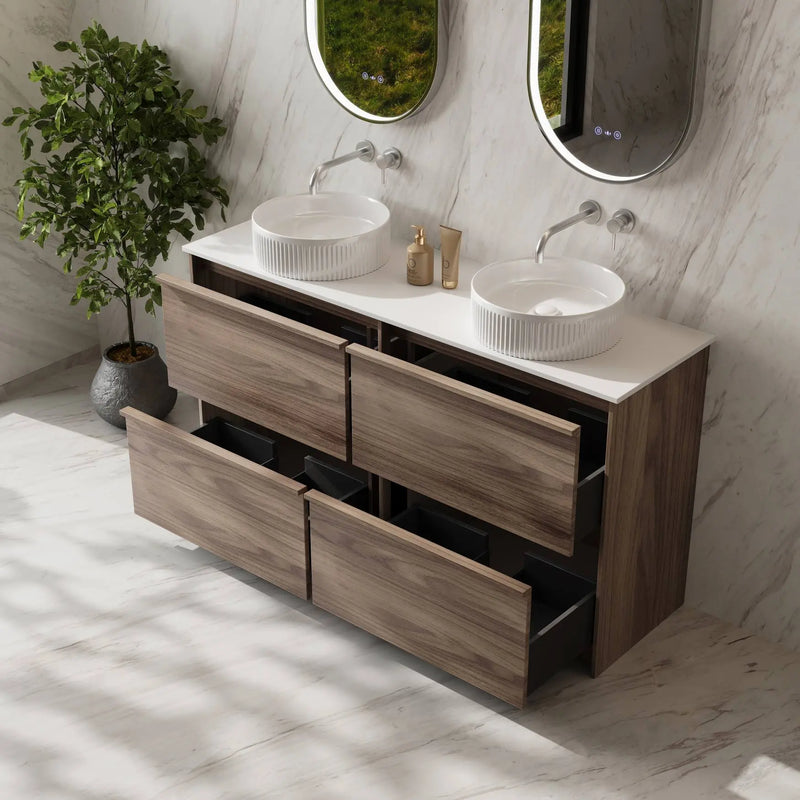 Bella 1500mm Freestanding Cabinet - Notaio Walnut mercioaustralia