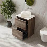 Bella 600mm Freestanding Cabinet - Notaio Walnut mercioaustralia