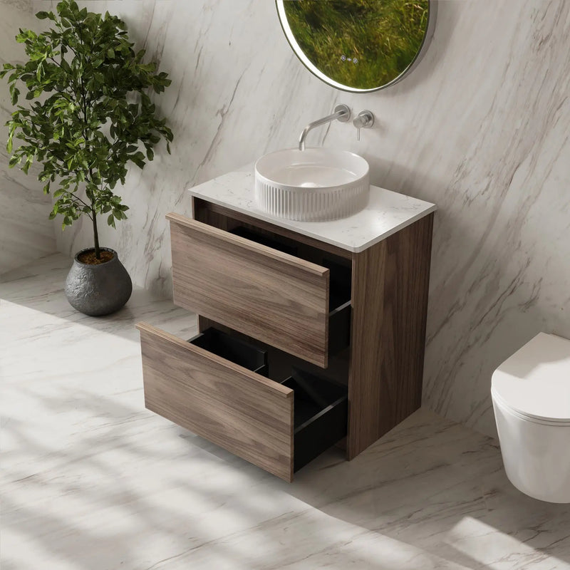 Bella 750mm Freestanding Cabinet - Notaio Walnut mercioaustralia