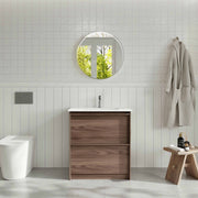 Bella 750mm Freestanding Cabinet - Notaio Walnut mercioaustralia